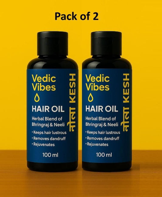 Vedic Vibes Nila Hair Oil (Pack of 2) 100ml Each